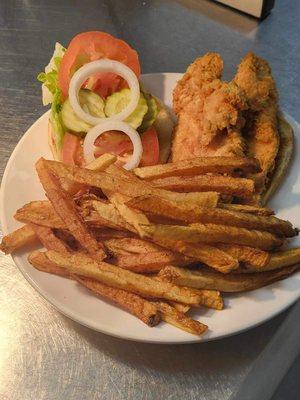 Yum. The Chicken is great, the Fries are crispy and hot