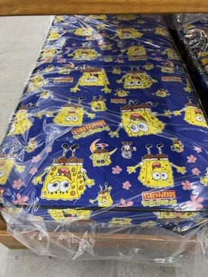 This place has the most random stuff lmao. SpongeBob kids beds.