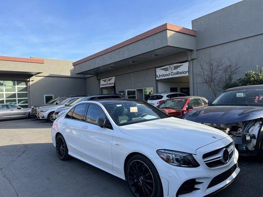 Cars looking good. but this Benz is not really mine.