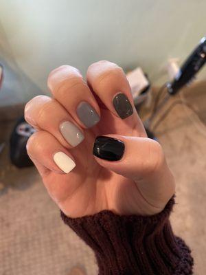 Grey ombré