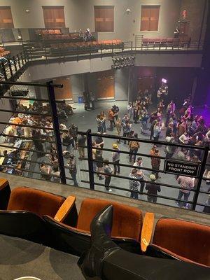 GA space before the show. Very packed once it started