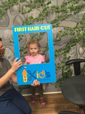 First hair cut