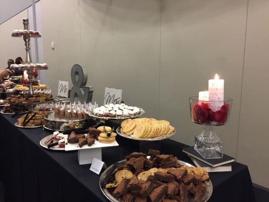 Dessert Bar including Gluten Free Brownies