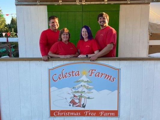 Thanks for visiting Celesta Farms ... Steve, Carol, Alex and Kimberly