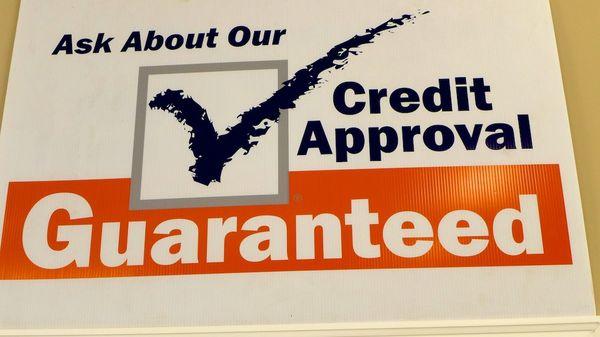 On-Site Financing!  HUGE POOL of Lenders! Sign & Drive!