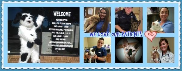 We Love our Patients!!  Share your Favorite Animal Health Care providers! Yes, Share the Love!!!