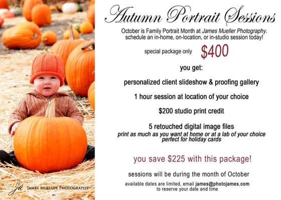 Family Portrait Session Flyer