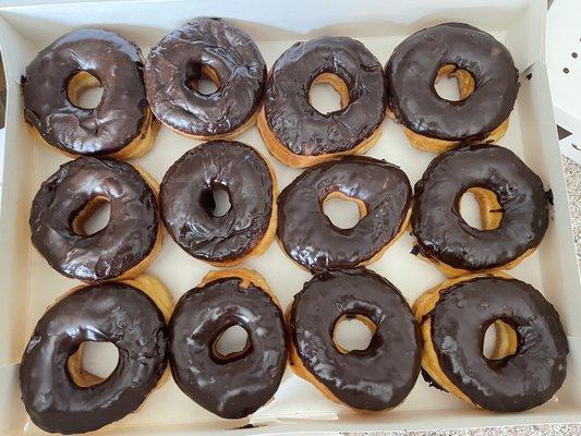 Chocolate Iced Donuts