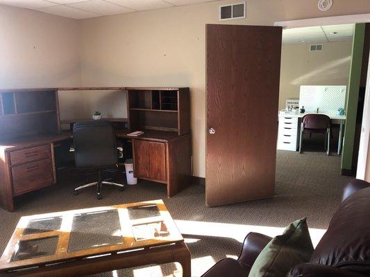 Private Office #4 Can be rented furnished or unfurnished