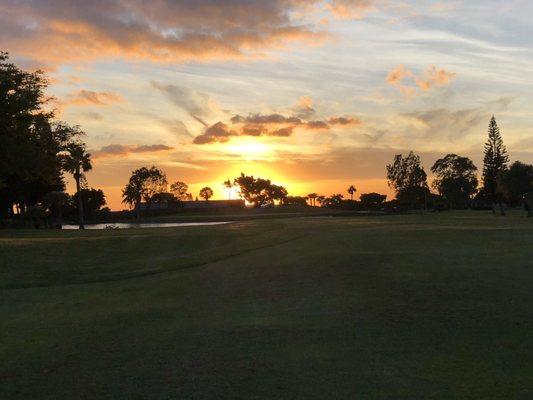 18th Hole sunset