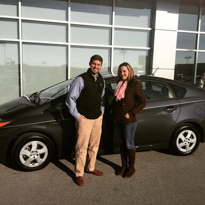 Makayla VanWinkle and her 2011 Prius!