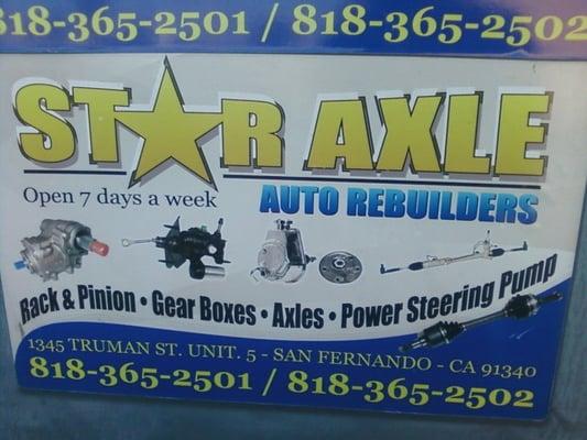 Star Axle Rebuilders