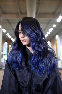 Blue Balayage