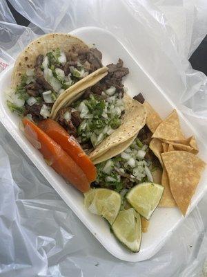 Carne asada tacos