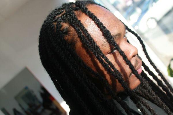 Two Strand Dreads done by our lovely IG |@queen_kd_82