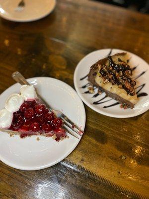 Gluten-free Cherry Cheesecake & Gluten-free Turtle CheeseCake - so delicious!