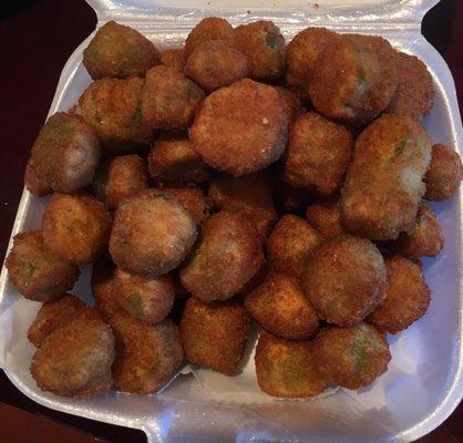 Side of fried okra.