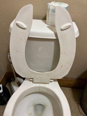 Dirty toilet