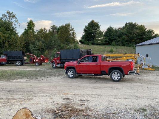 Heading out for a great day of tree removals.