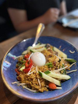 reckless fried rice with pork belly