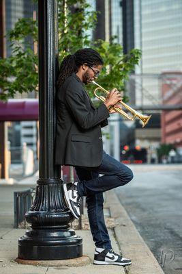 Artist Musician Branding with Detroit Jazz trumpeter Trunino Lowe