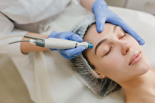 Facial procedure at Georgetown Rejuvenation in Arlington for achieving youthful, glowing skin with professional skincare treatments