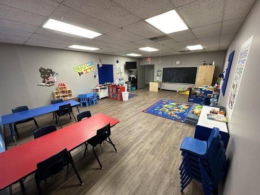 Our schooler-aged room is filled with activities children can engage with after they return from school