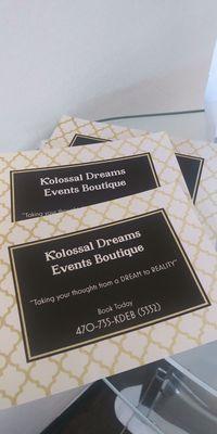 Kolossal Dreams Events Boutique