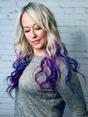 If you love vivid color, Andrea @ Ted Isaacs is your girl! She's also an expert with extensions. You won't be disappointed!