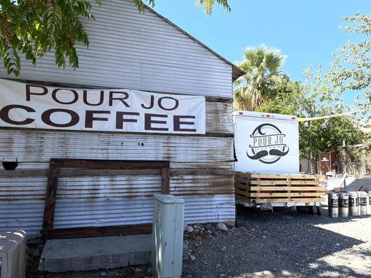 Coffee Truck with a nice selection.