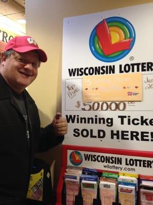 Best place to buy lottery tickets ever!!!!  Winner, Winner!