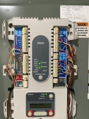 Dual zone control board