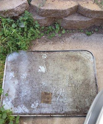 My oil pan has looked like this since last summer, let alone the concrete driveway.