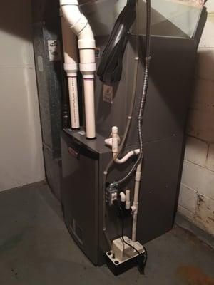 Final product : 95% efficient Lennox Furnace