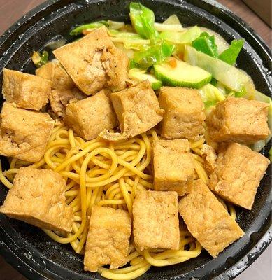 Tofu Teriyaki Bowl with noodles