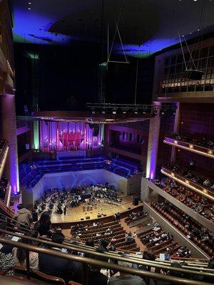 View from the top during intermission