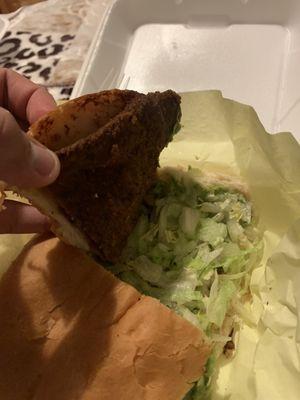 Lettuce was not fresh. Burned steak as well. No Mayo and no flavor. Tortas should be fresh.