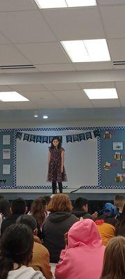 Thanks to VS Music Studios, my daughter got the  confidence to sing at her school's talent show