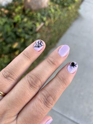 Halloween Dip Mani