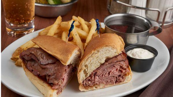 Roast Beef Sandwich. Myron's Delicatessen® doles out an extra helping of New York culture complete with humor, artwork, and m...