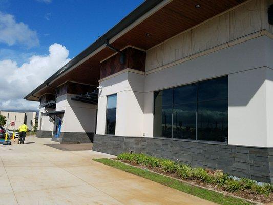 The new American Savings Bank (Kahului Branch), just across the parking lot from Lowe's.