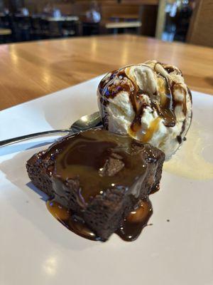 Gluten free brownie with ice cream! GF