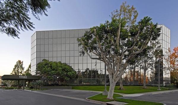 The very shiny office building we're located in!