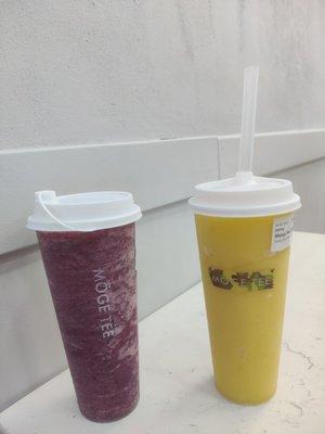 Grape and mango slush