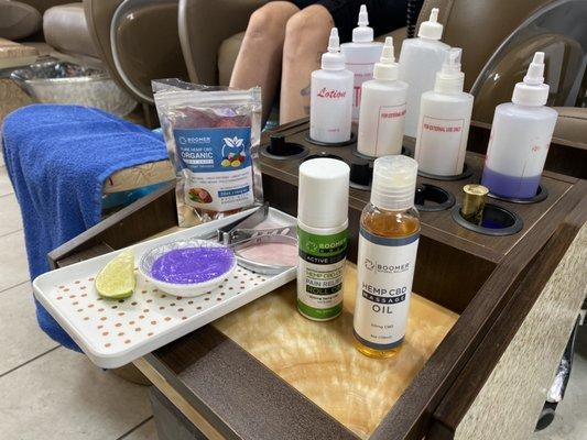 CBD pedicure