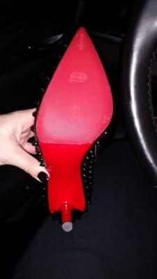 Looking for somewhere to take your Christian Louboutins to save the sole from ugly scratches? Take them here! Excellent work!