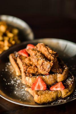 Chicken and French Toast - Brunch served Saturday and Sunday 11 a.m. til 3 p.m.