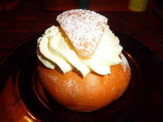 Swedish Semla - eaten only around Fat Tuesday before Lent