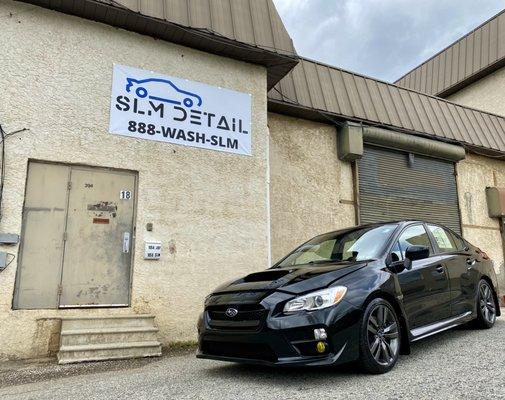 Subaru WRX following inside and out full detail package