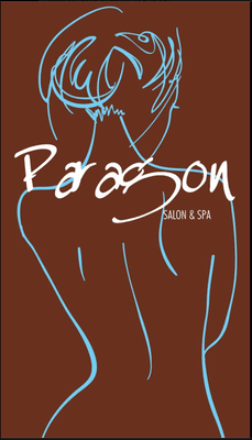 Paragon salon and spa's logo.